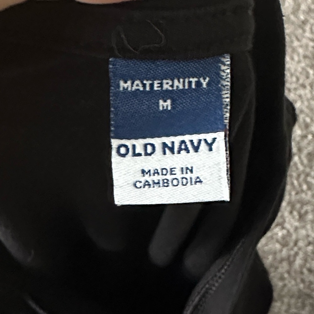 Old Navy Black Maternity Dress size medium - Picture 7 of 8